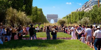 champs elysees verts