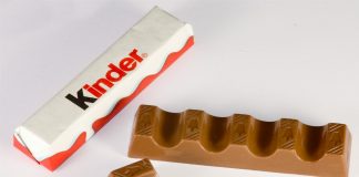 Barre de chocolat Kinder