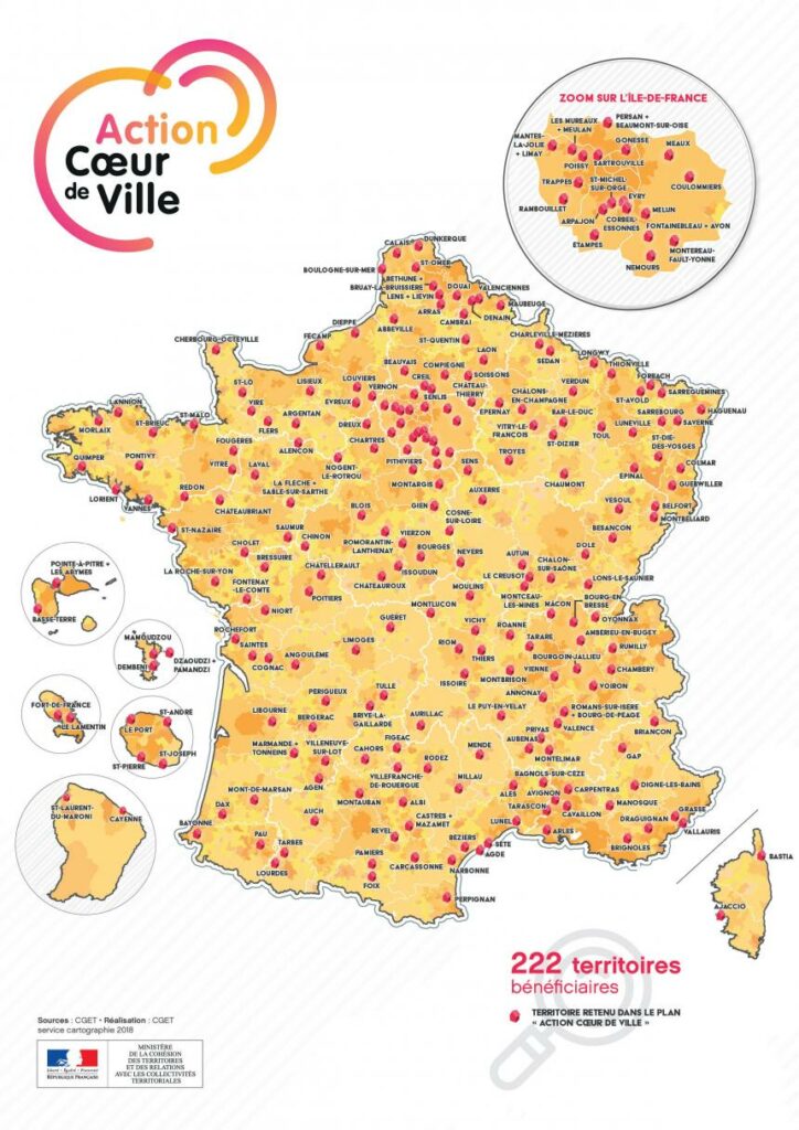 222 villes action coeur de ville