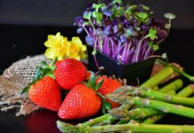 fruits et légumes de printemps